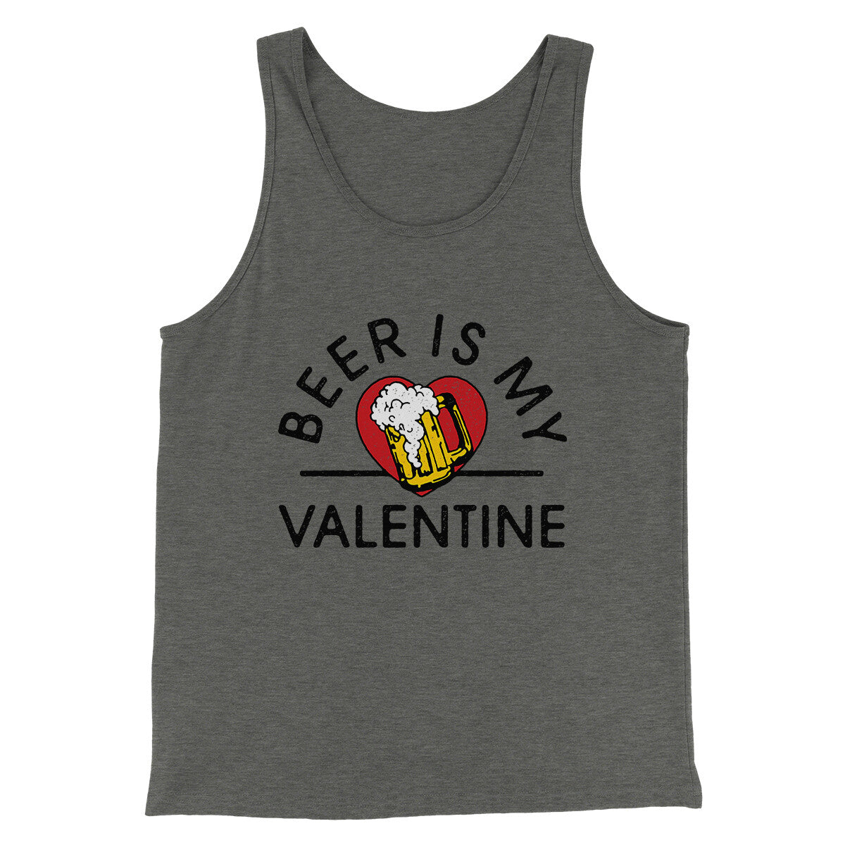 Beer Is My Valentine Men/Unisex Tank Top