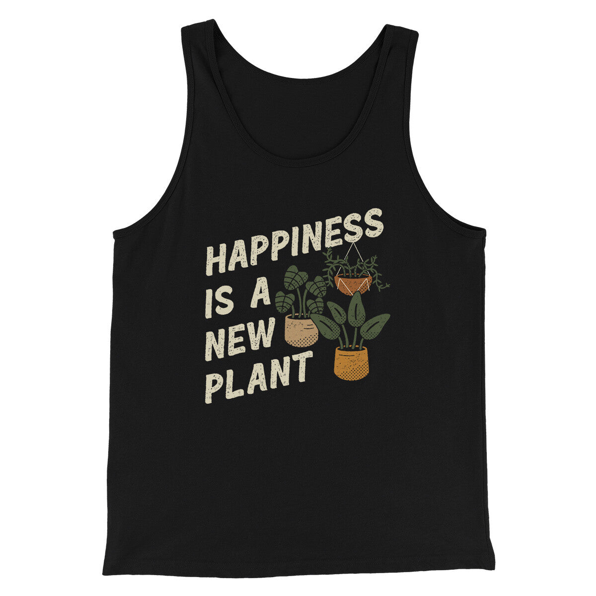Happiness Is A New Plant Men/Unisex Tank Top