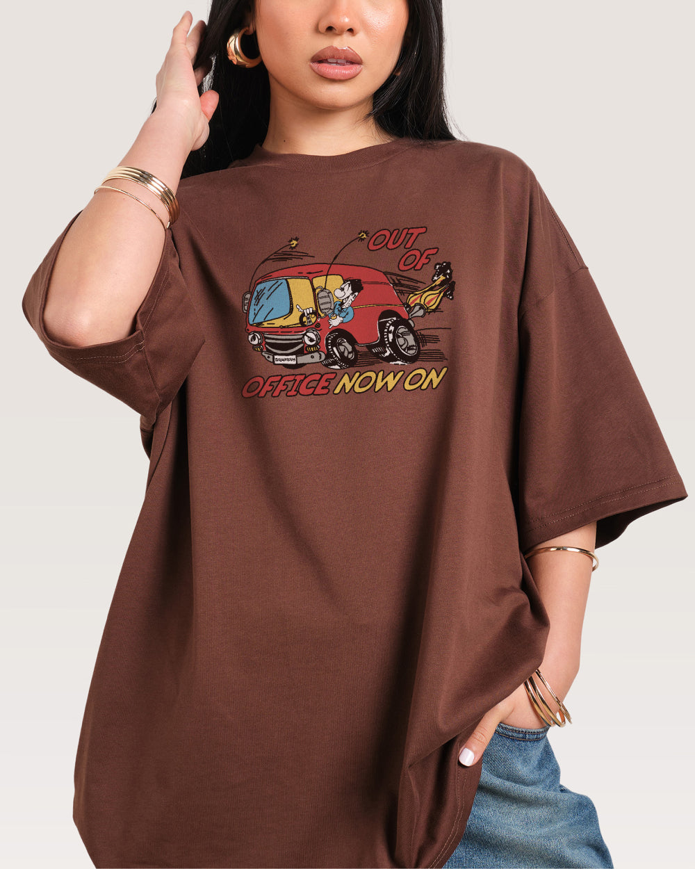 Out of Office Oversized Tee