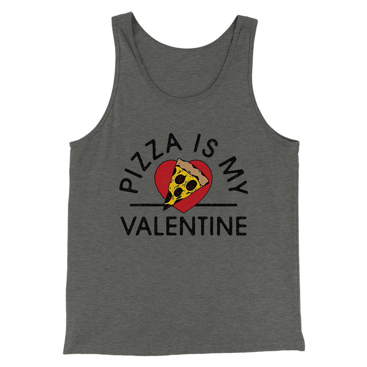 Pizza Is My Valentine Men/Unisex Tank Top