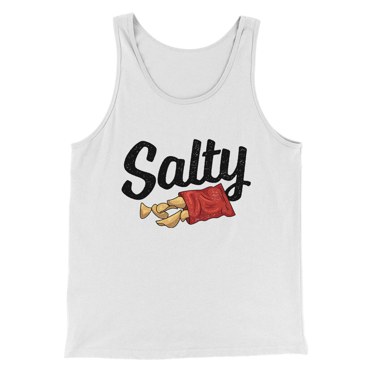 Salty Chips Funny Men/Unisex Tank Top