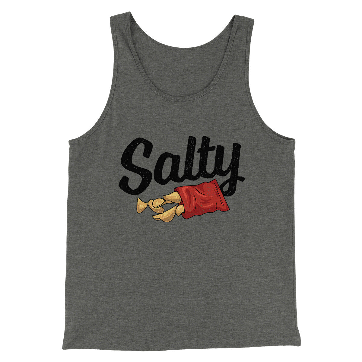 Salty Chips Funny Men/Unisex Tank Top