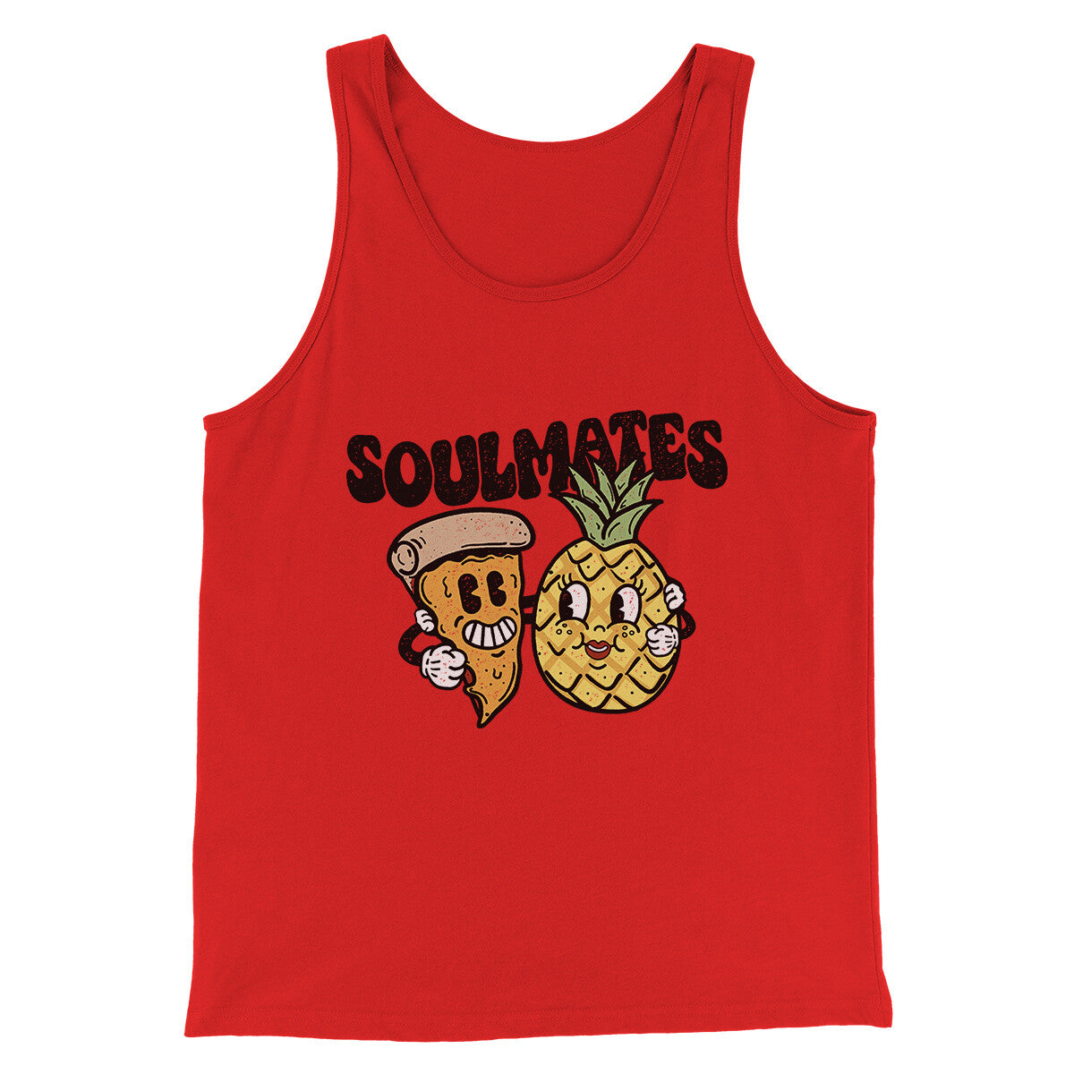 Soulmates Pineapple & Pizza Men/Unisex Tank Top