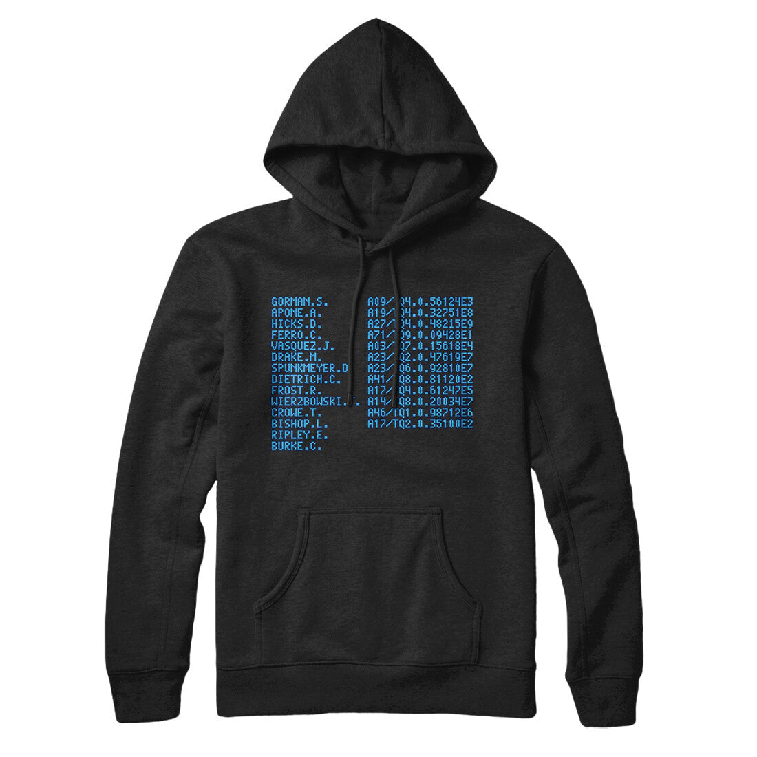 Uss Sulaco Crew List Hoodie